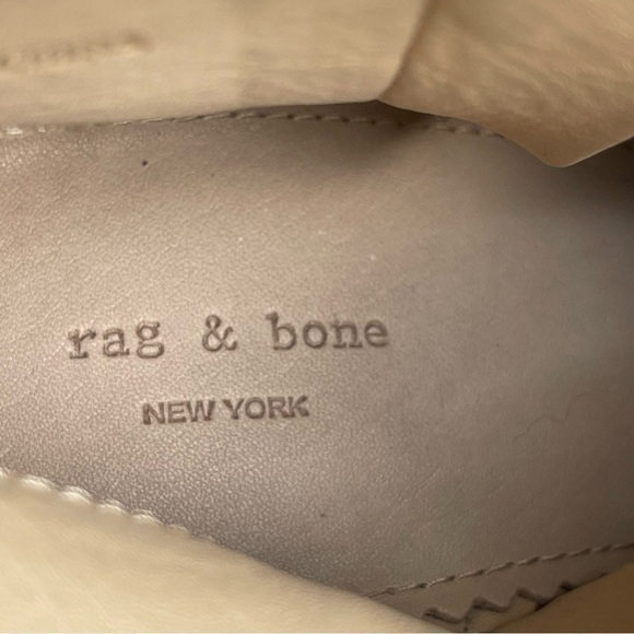 Rag & Bone Margot Fringe Cap Toe Suede Booties Size EU 37 Women - Picture 10 of 11